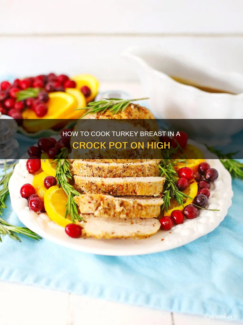 can you cook turkey breast in crock pot on high