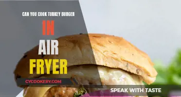 Air Fryer Turkey Burger: Quick, Healthy, Delicious!