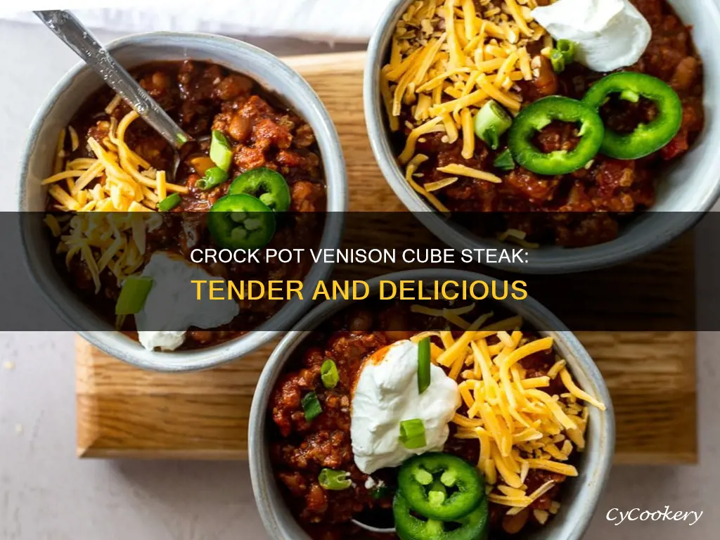 can you cook venison cube steak in the crock pot