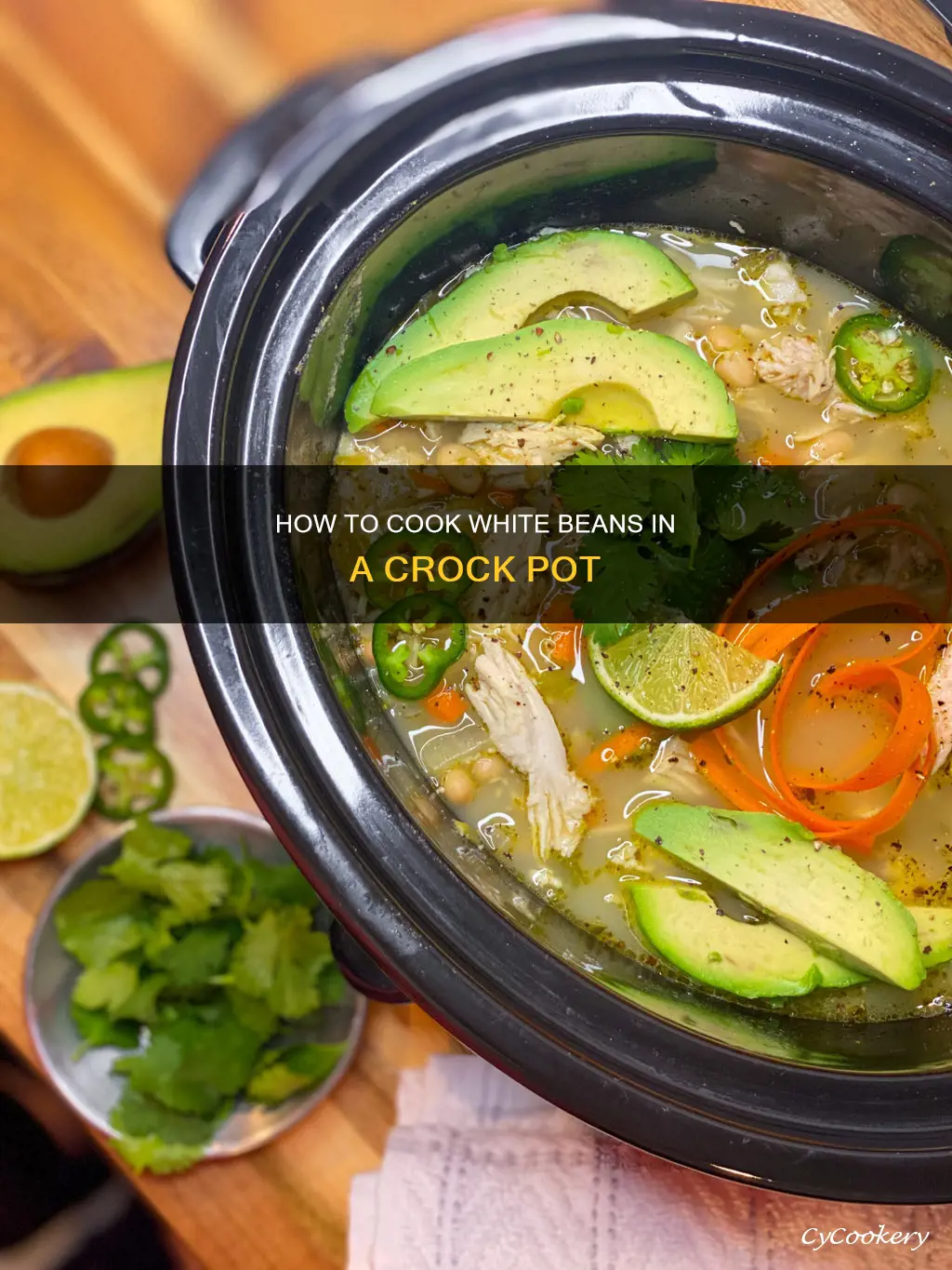 can you cook white beans in a crock pot