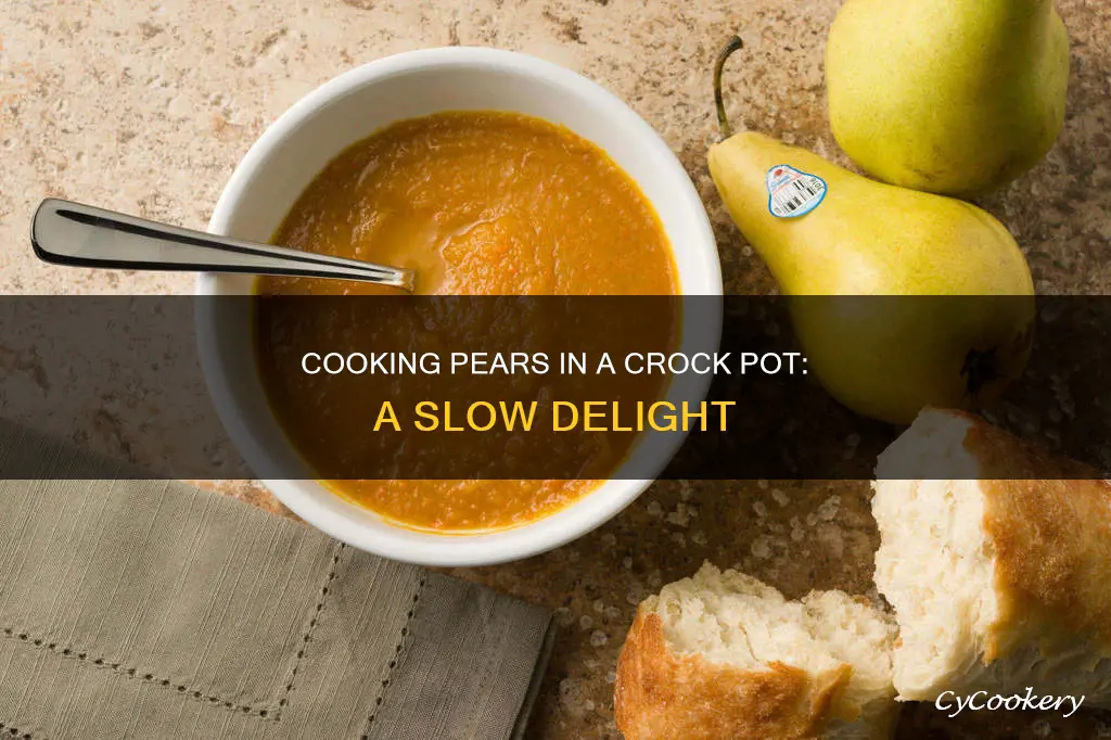 can you cook whole pears in crock pot