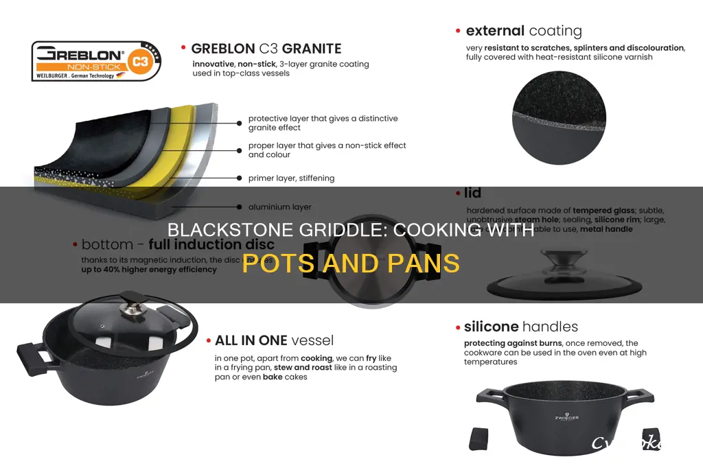 can you cook with a pot on a blackstone