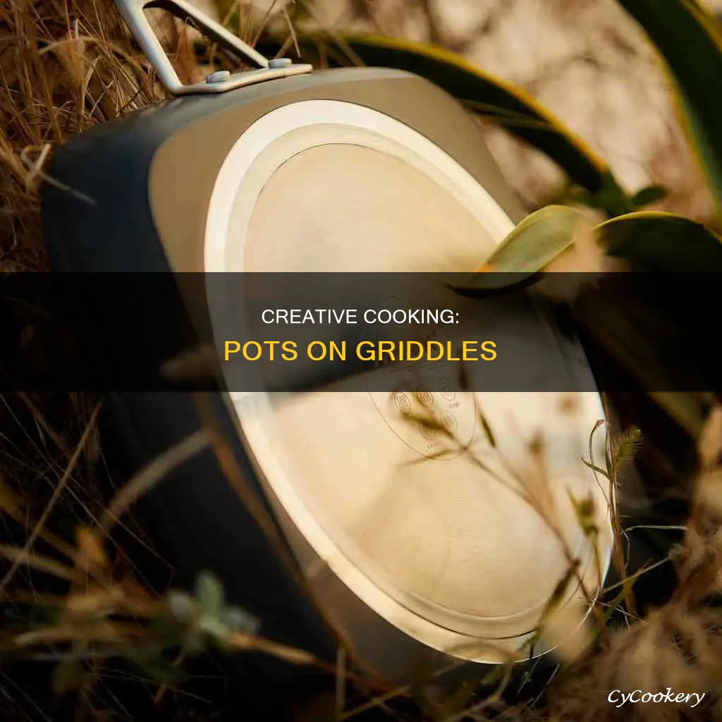 can you cook with a pot on a griddle