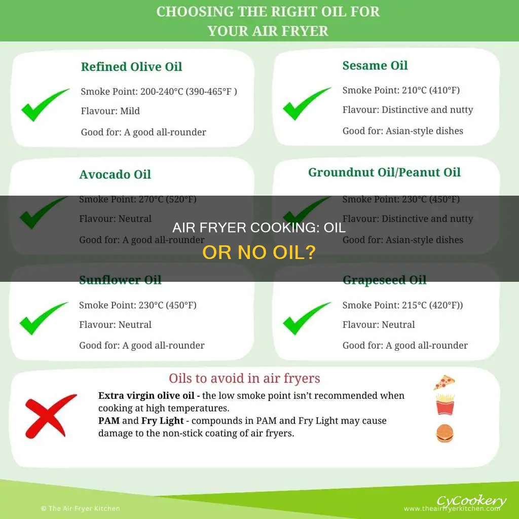can you cook with oil in air fryer