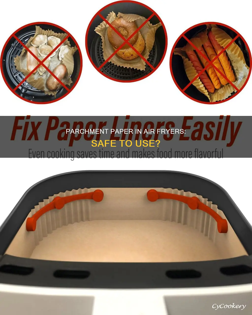can you cook with parchment paper in air fryer
