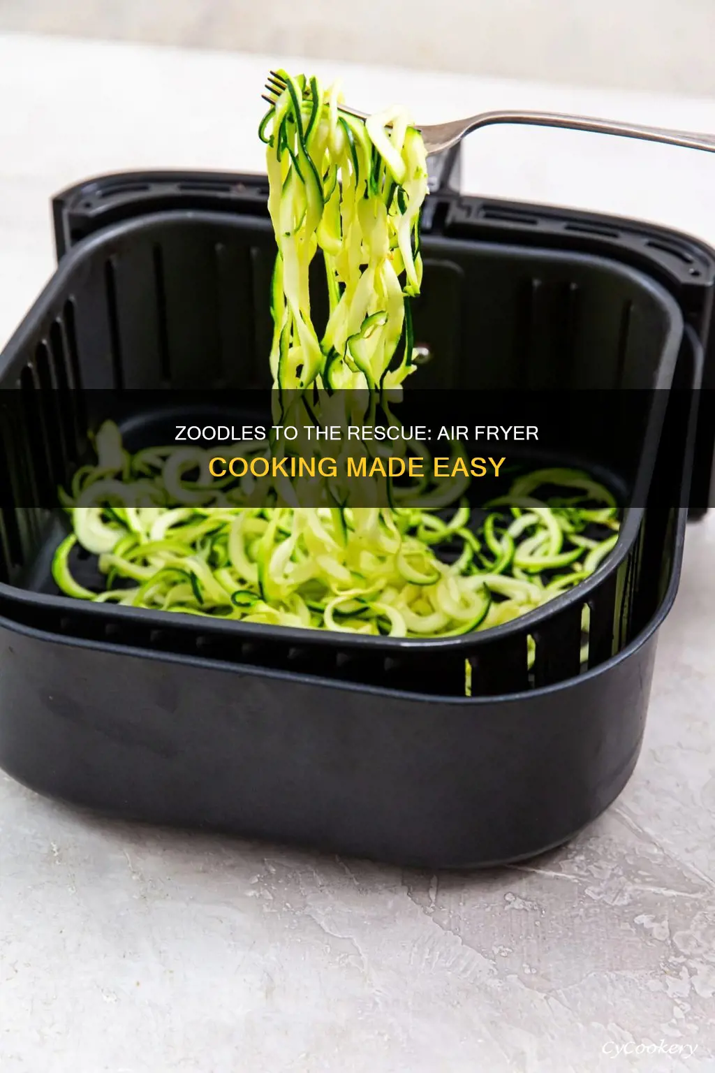 can you cook zoodles in an air fryer