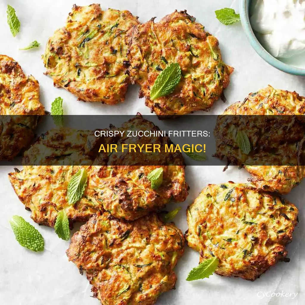 can you cook zucchini fritters in air fryer