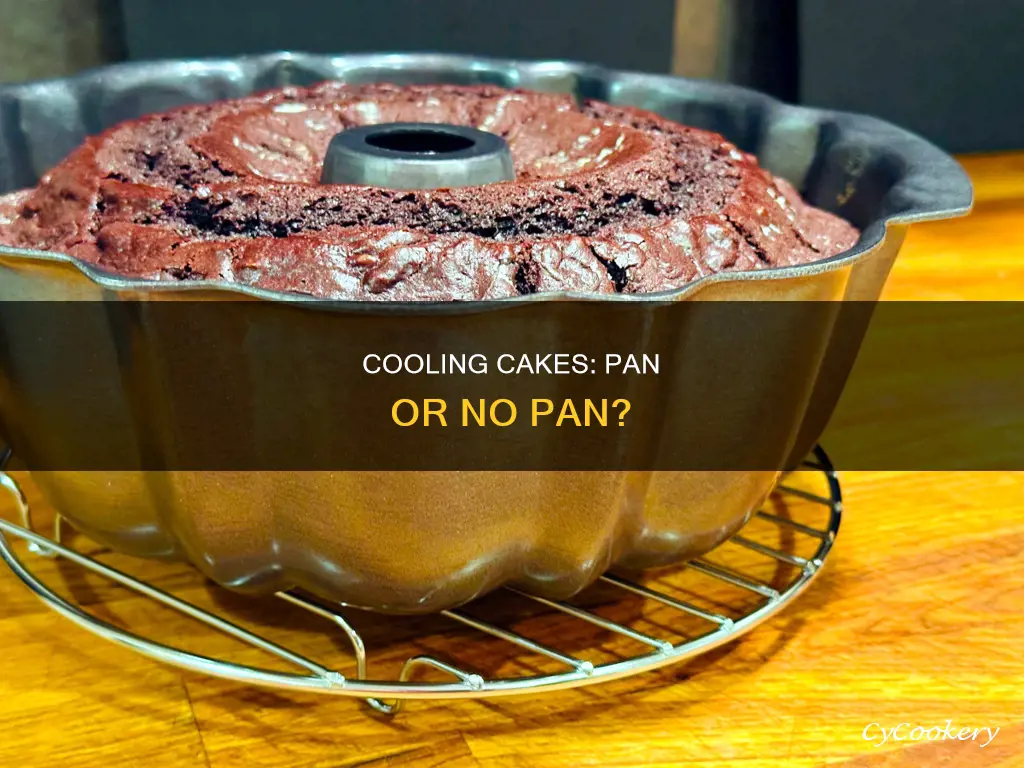 can you cool a cake in the pan