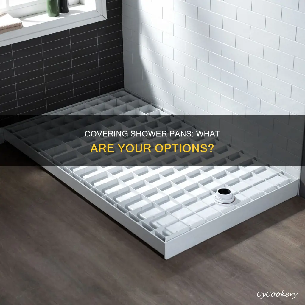 can you cover a shower pan