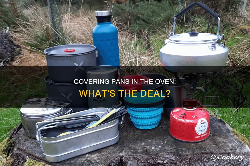 can you cover pans in over