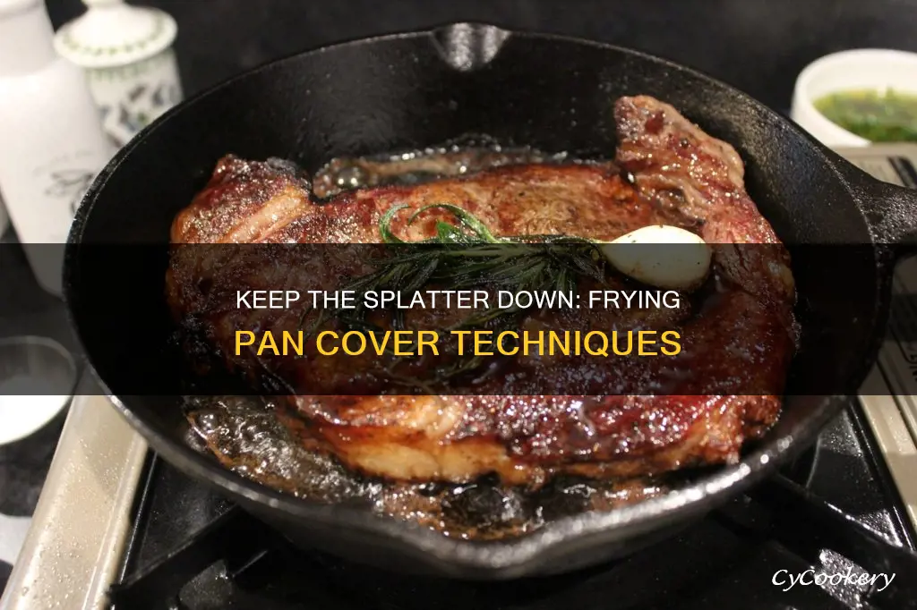 can you cover syeak when frying in pan