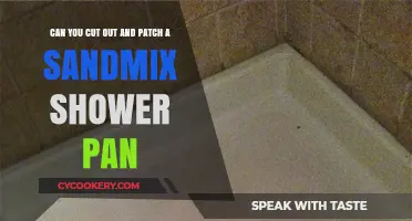 How to Cut and Patch a Sandmix Shower Pan