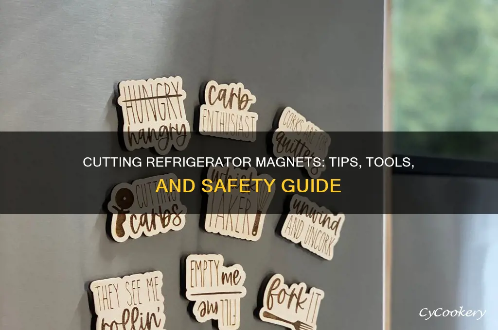 can you cut refrigerator magnets