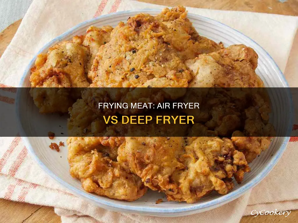 can you deep fry batter dipped meat in an air-fryer