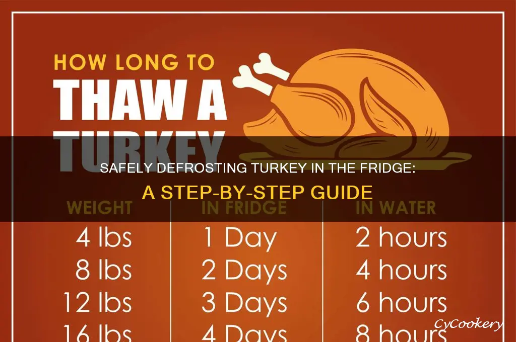 can you defrost a turkey in the refrigerator