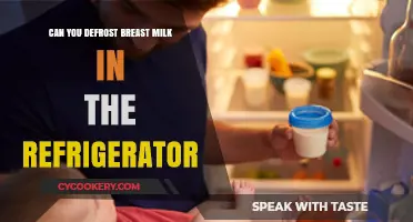 Safely Defrosting Breast Milk: A Guide to Refrigerator Thawing