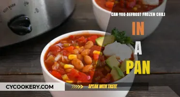 Defrosting Chili: Pan Method Safe?
