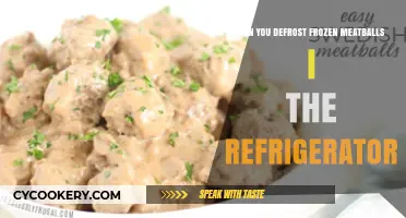 Safely Defrosting Frozen Meatballs in the Fridge: A Complete Guide
