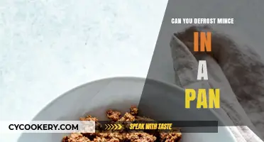 Defrosting Mince: Pan Method Safe?