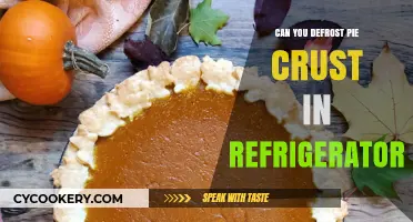Defrosting Pie Crust in the Fridge: A Simple Guide