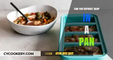 Defrosting Soup: Pan Method Quick and Easy