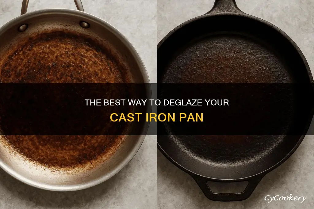 can you deglaze a cast iron pan