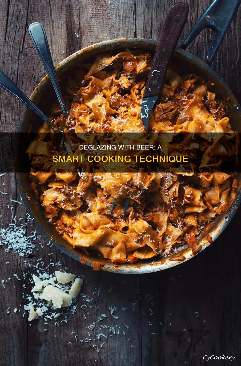 can you deglaze a pan with beer