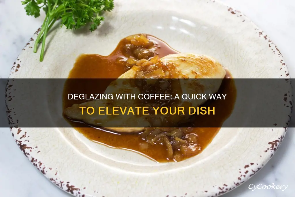 can you deglaze a pan with coffee