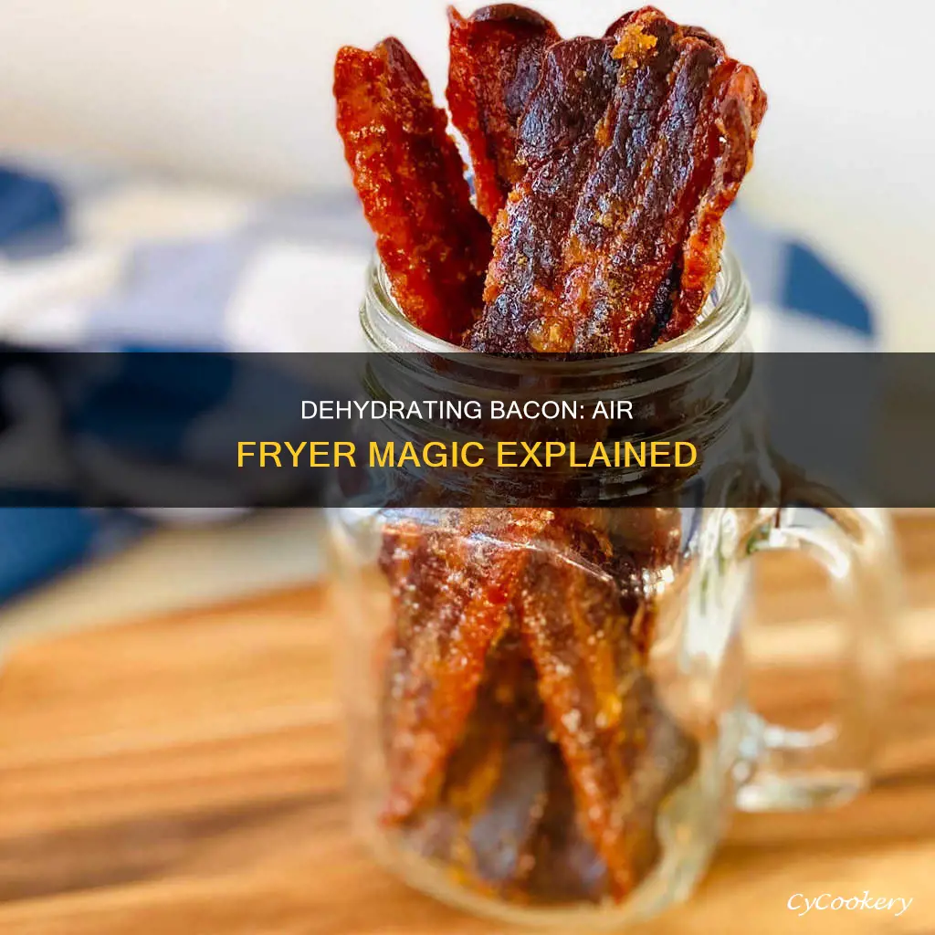 can you dehydrate bacon in an air fryer