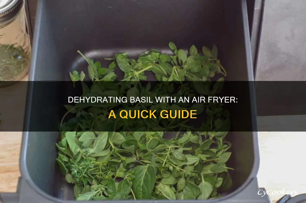 can you dehydrate basil in an air fryer