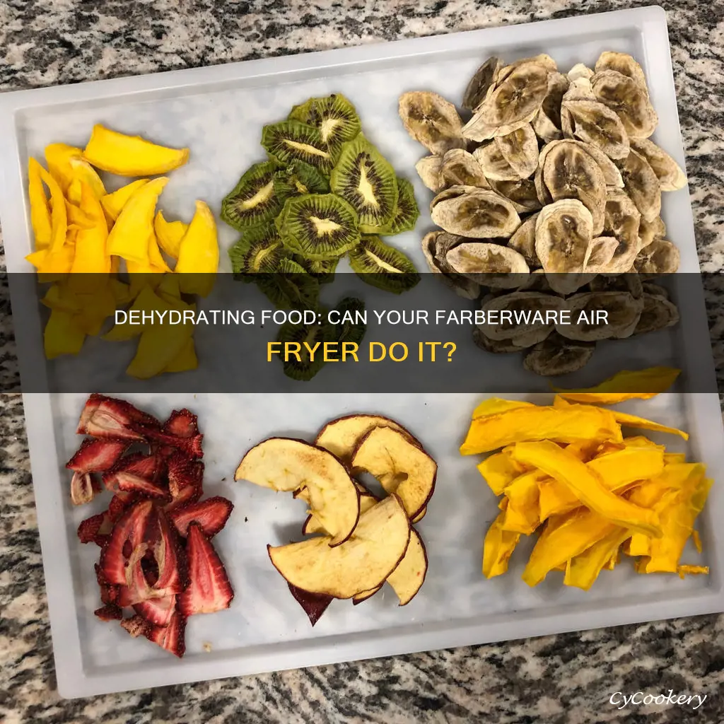 can you dehydrate food in a farberware air fryer