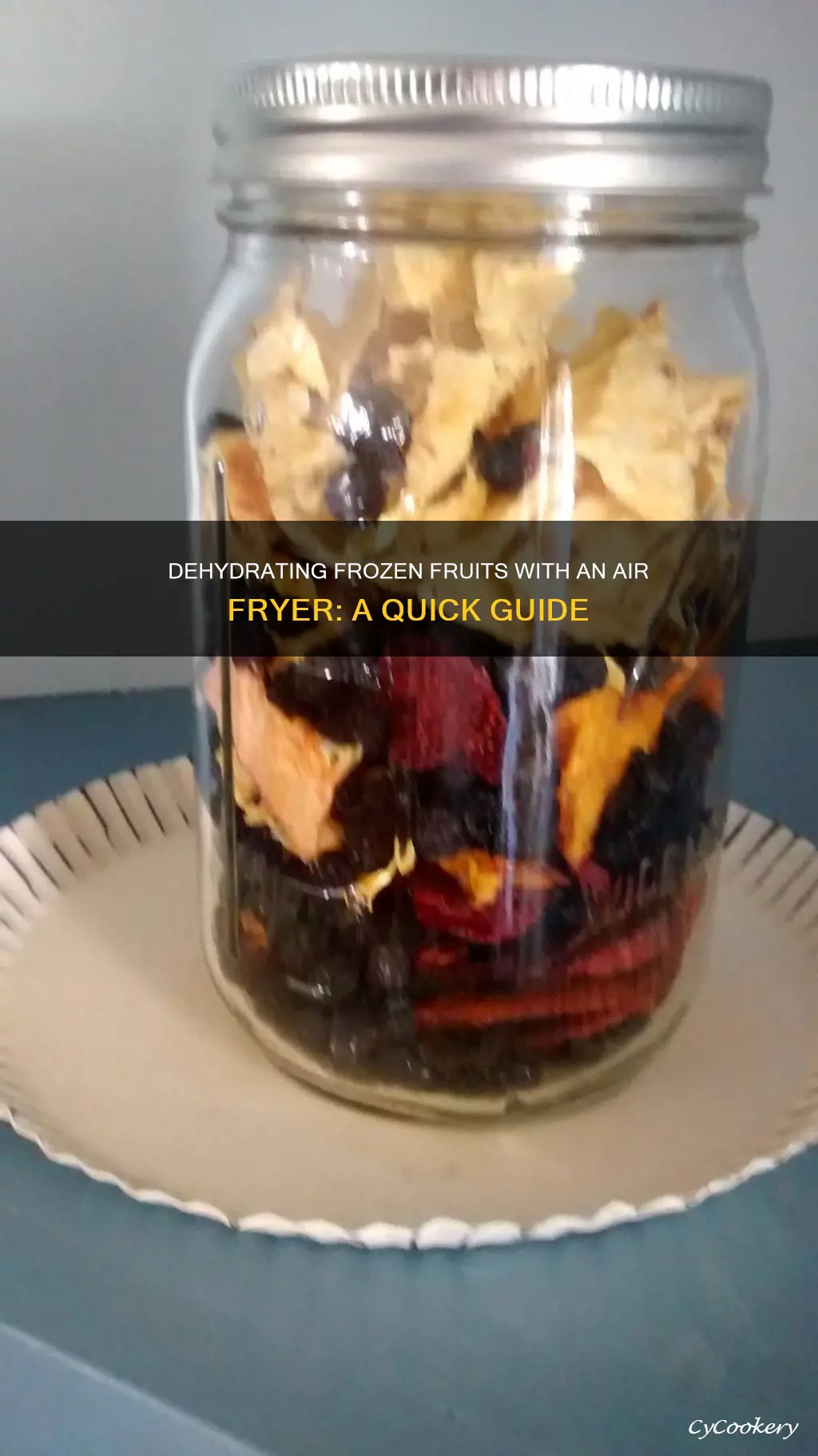 can you dehydrate frozen fruit in air fryer