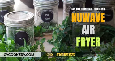 Dehydrating Herbs: Using Your Nuwave Air Fryer