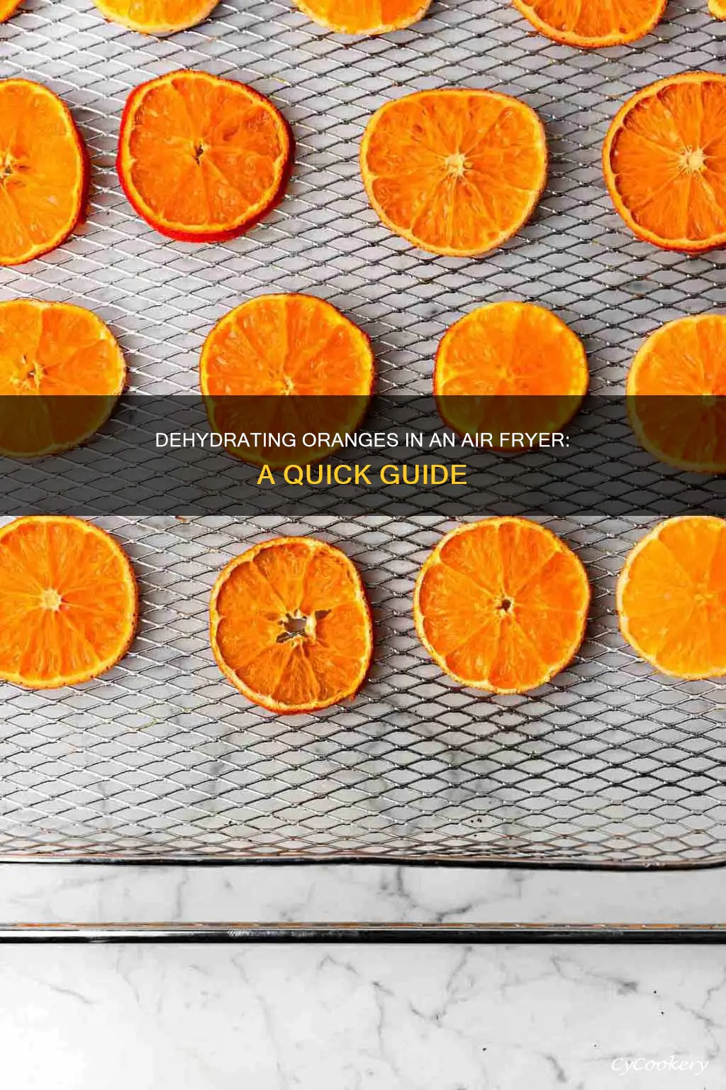 can you dehydrate oranges in an air fryer