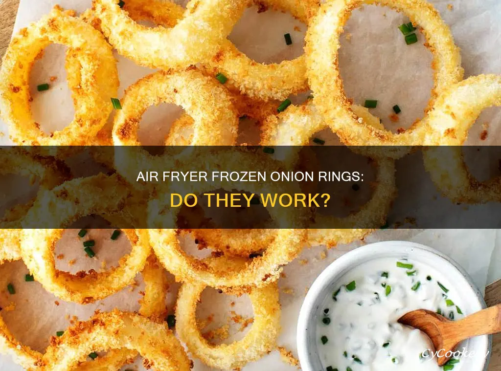 can you do frozen onion rings in an air fryer