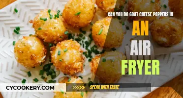 Goat Cheese Poppers: Air Fryer Magic!