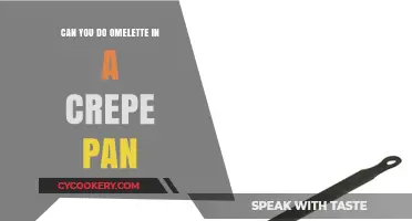 Making Omelettes in a Crepe Pan: Is It Possible?