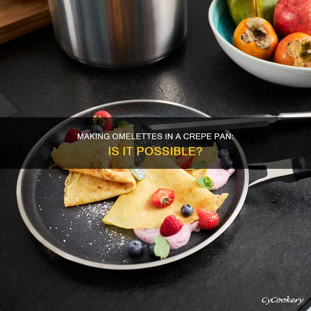 can you do omelette in a crepe pan