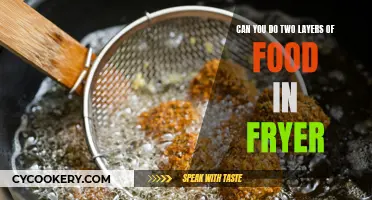 Frying Two Layers of Food: A Safe Option?