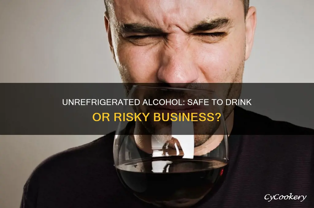 can you drink alcohol that hasn