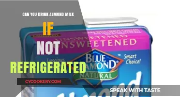 Can Unrefrigerated Almond Milk Be Safely Consumed? Find Out Here