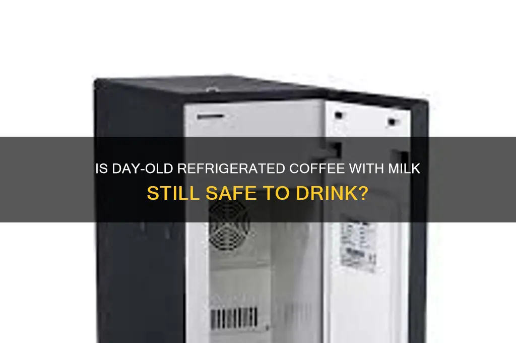 can you drink day-old refrigerated coffee with milk