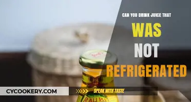Unrefrigerated Juice: Safe to Drink or Risky Business?