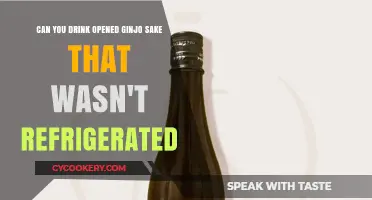 Opened Ginjo Sake: Safe to Drink Without Refrigeration?