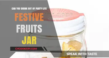 Sipping Safely: Using PartyLite Festive Fruits Jars for Drinks