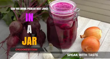 Sipping Pickled Beet Juice: Safe, Tasty, and Healthy Jar Drink?