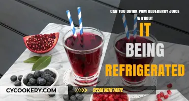 Can Pom Blueberry Juice Be Consumed Unrefrigerated? Safety Tips