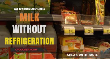 Shelf-Stable Milk: Safe to Drink Without Refrigeration? Find Out Here