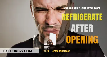 Unrefrigerated Open Drinks: Safe to Sip or Spoiled Surprise?