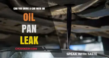 Oil Pan Leak: Can You Still Drive?